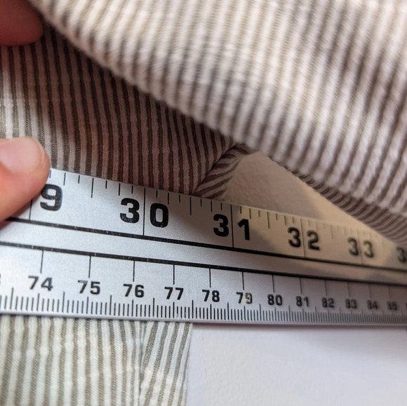 DONNI. Anthropologie Soft Ribbed Cardigan Sweater Gray Stripe One Size Fits All - Picture 10 of 10